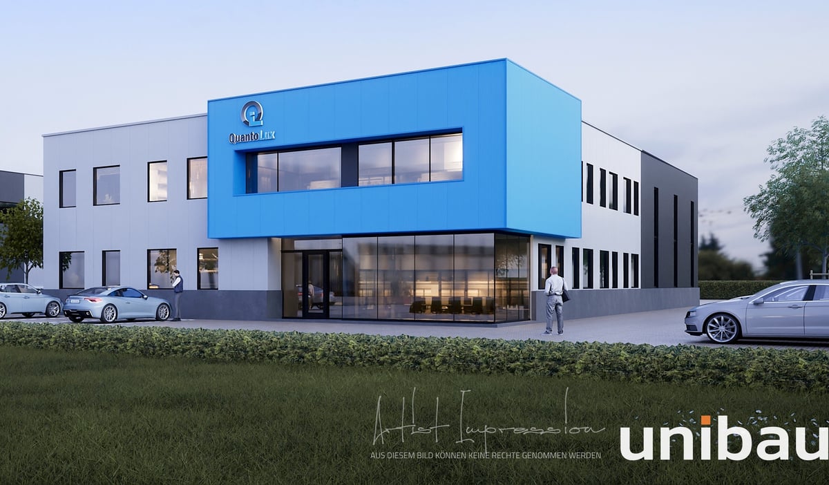 QuantoLux Company building 3D rendering